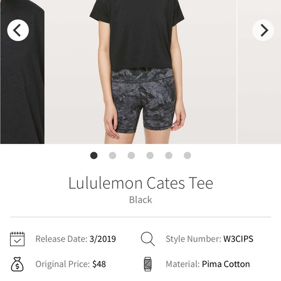Lululemon Cates Tee - Picture 3 of 4